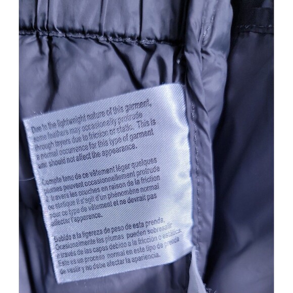 Michael Kors MK Packable Down Hooded Jacket Womens PS Gray/Gold - Picture 8 of 10